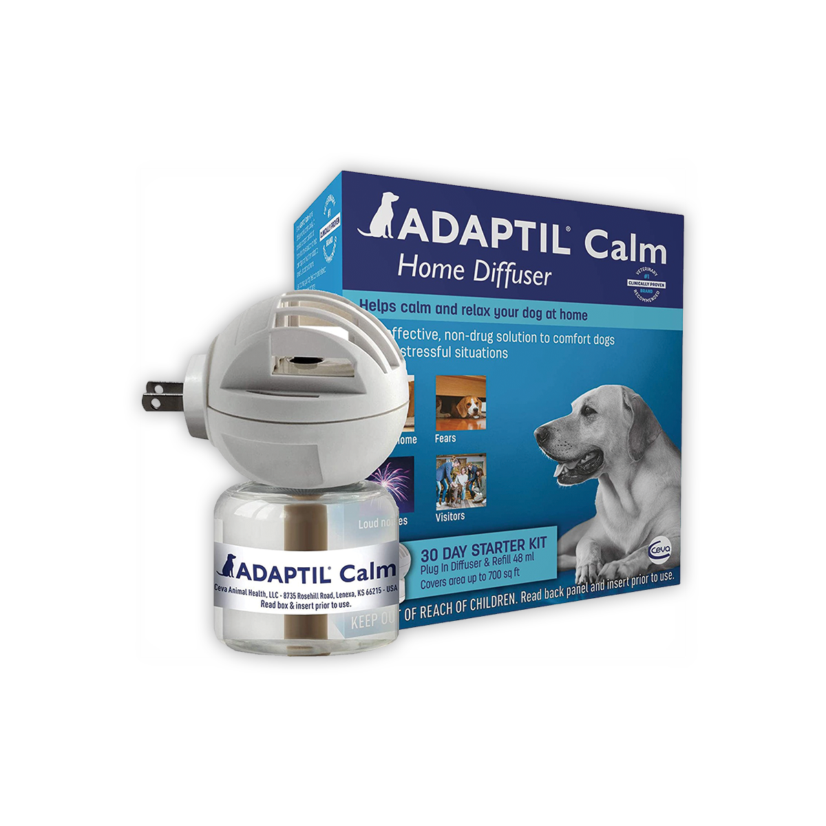 Adaptil Calm Home Diffuser อะแดปทิล ฟีโรโมนสังเคราะห์สำหรับสุนัข ขนาด 48 มล.