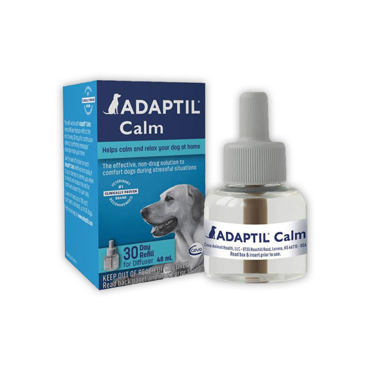 Adaptil Calm Refill อะแดปทิล ฟีโรโมนสังเคราะห์สำหรับสุนัข ขนาด 48 มล. (แบบรีฟิล)