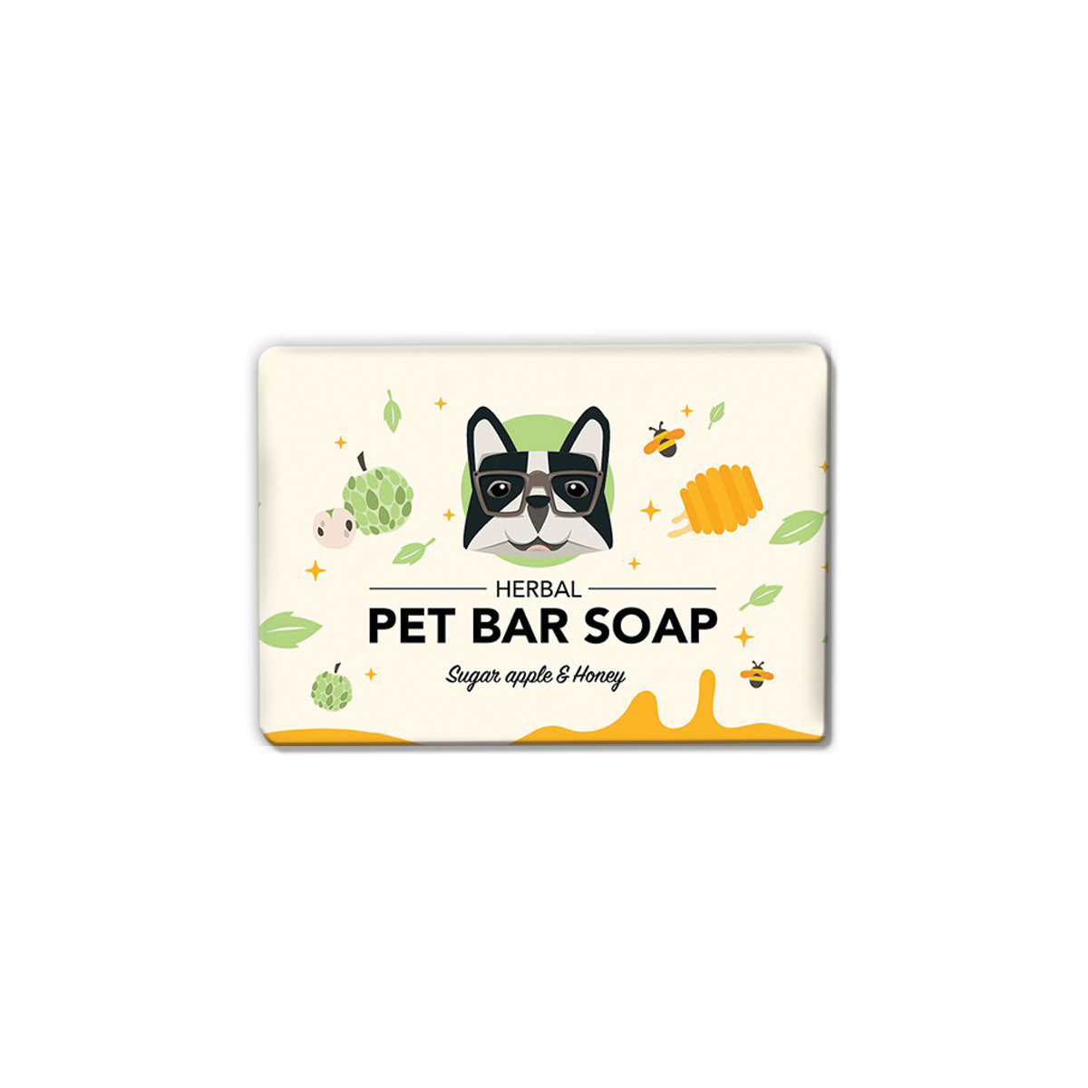 Bozzi Pet Bar Soap บอซซี่ สบู่สมุนไพร ขนาด 90 กรัม