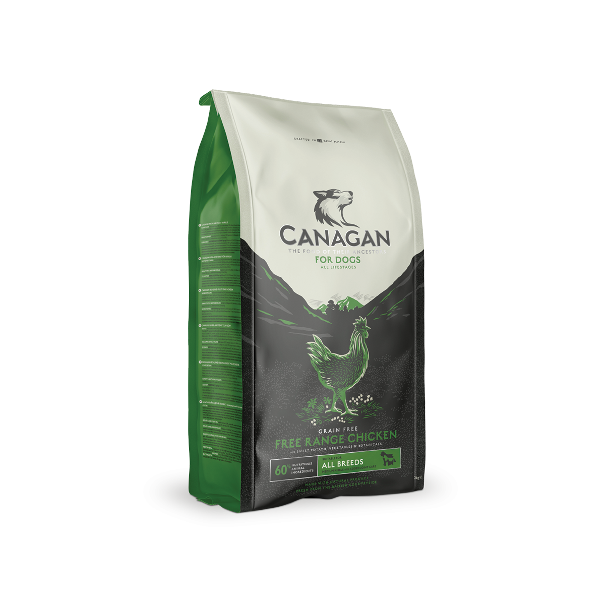 [MANOON] CANAGAN  Grian Free Dog Food Free Range Chicken คานาแกน อาหารสุนัขสูตรไก่เลี้ยงปล่อยอิสระ