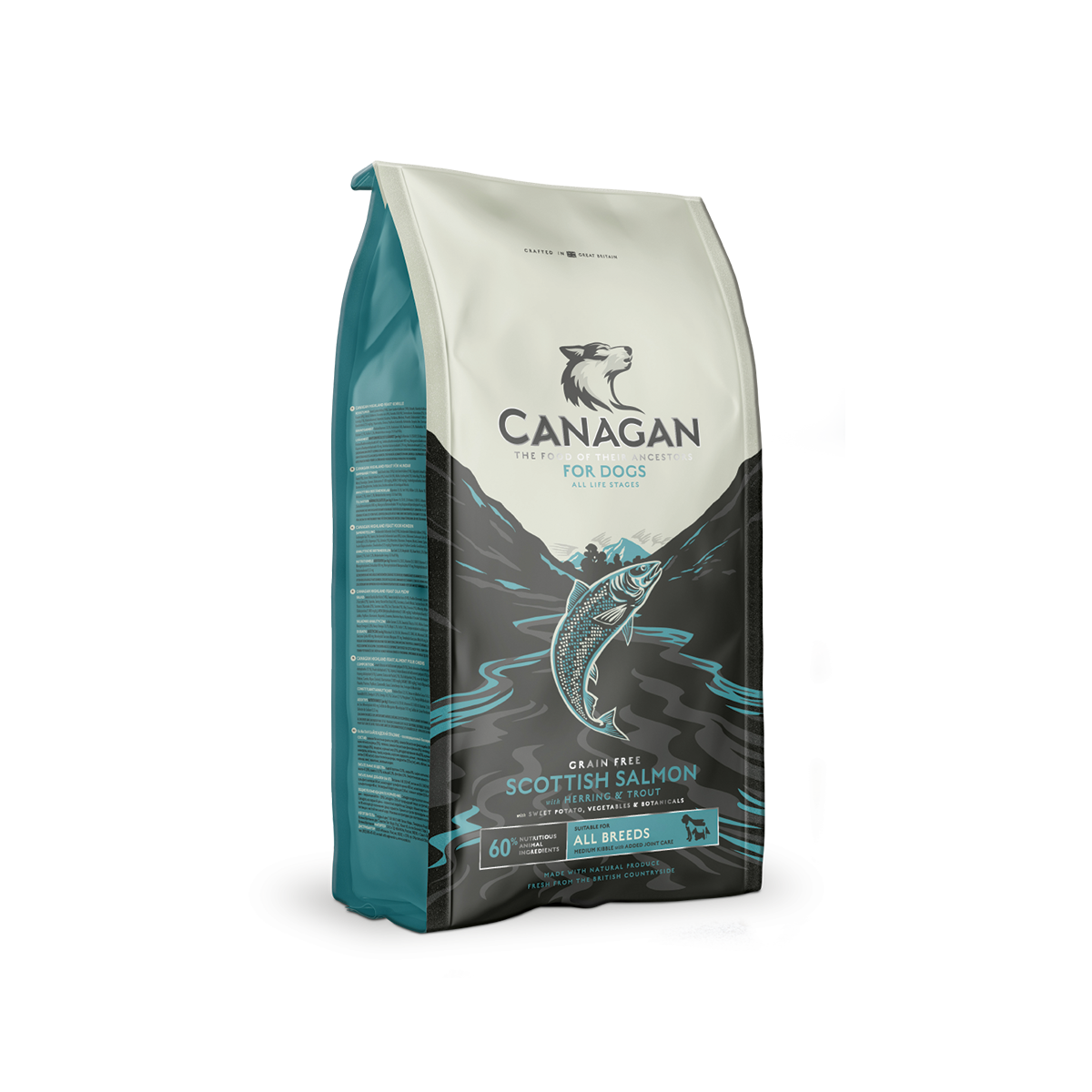 [MANOON] CANAGAN  Grian Free Dog Food Scottish Salmon คานาแกน อาหารสุนัขสูตรสคอททิช แซลมอน