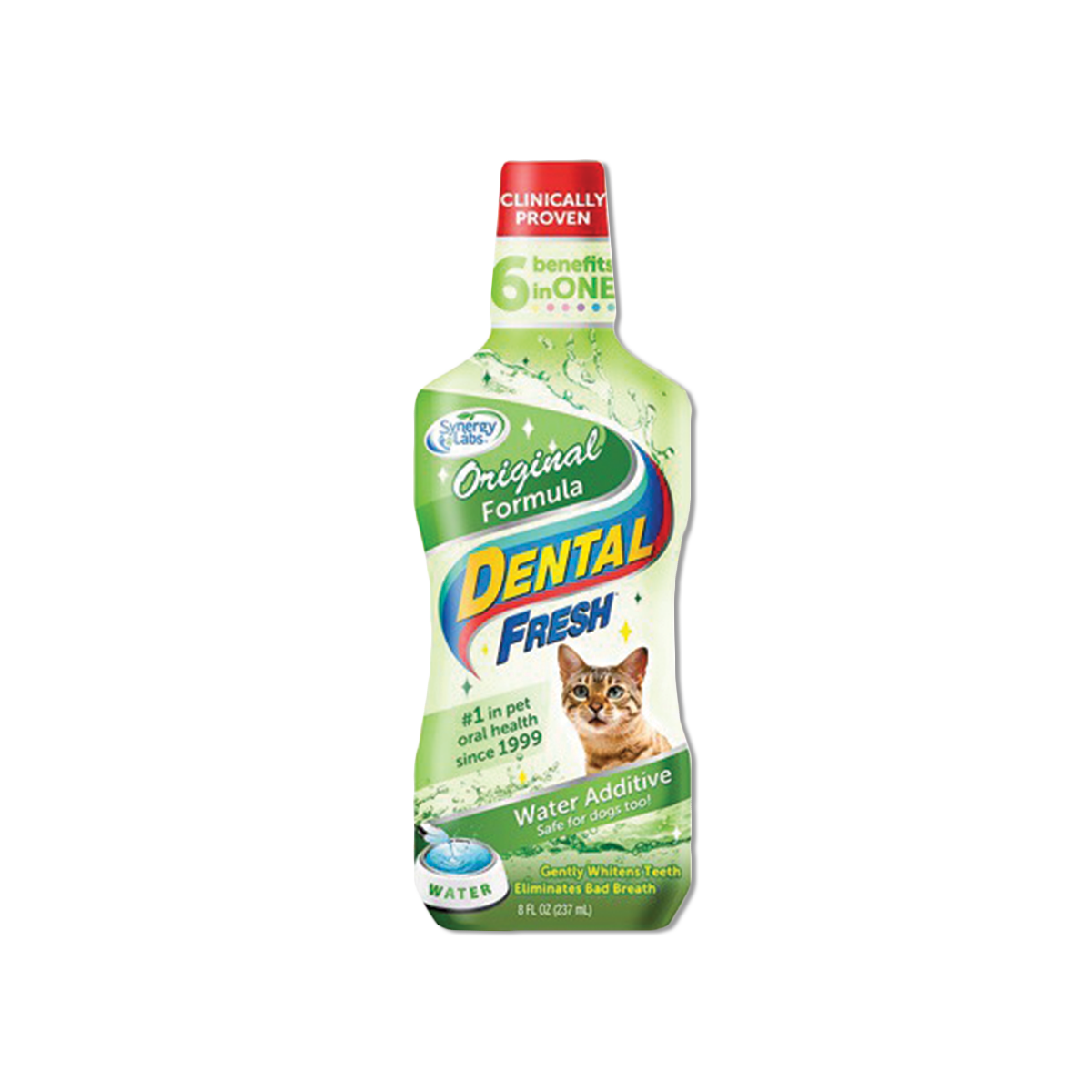 Dental Fresh Original Formula for Cat เดนทอลเฟรช น้ำยาลดกลิ่นปากแมว ขนาด 8 ออนซ์ (237 มล.)