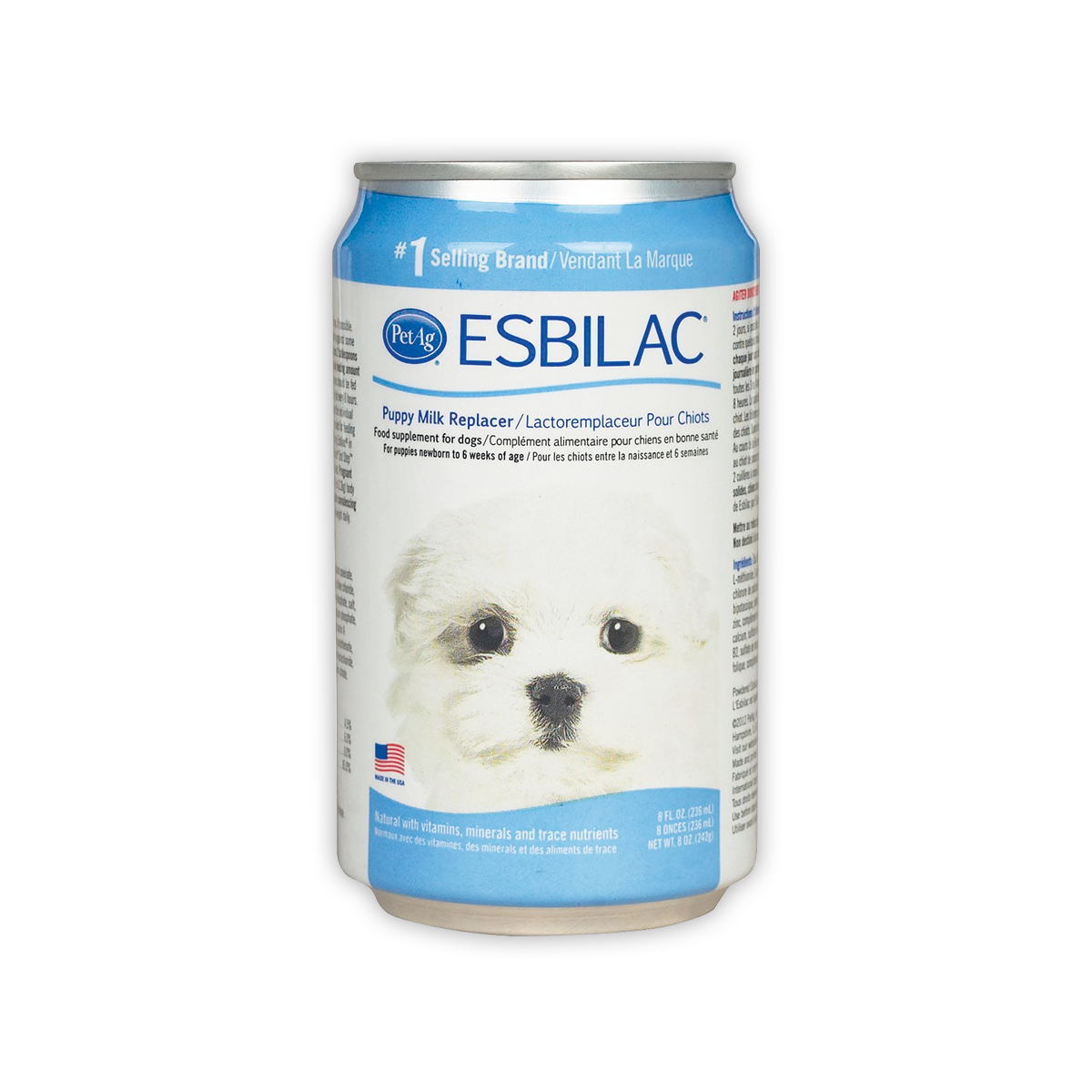 Esbilac Puppy Milk Replacer Liquid เอสบิแลค นมสำหรับลูกสุนัข ขนาด 8 ออนซ์