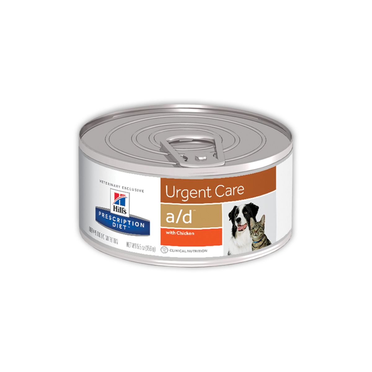 Hill's Prescription Diet a/d Canine/Feline ฮิล อาหารสำหรับแมวและสุนัขในช่วงการพักฟื้นหลังจากการผ่าตัด,การเจ็บป่วยหรือการบาดเจ็บ ขนาด 5.5 ออนซ์