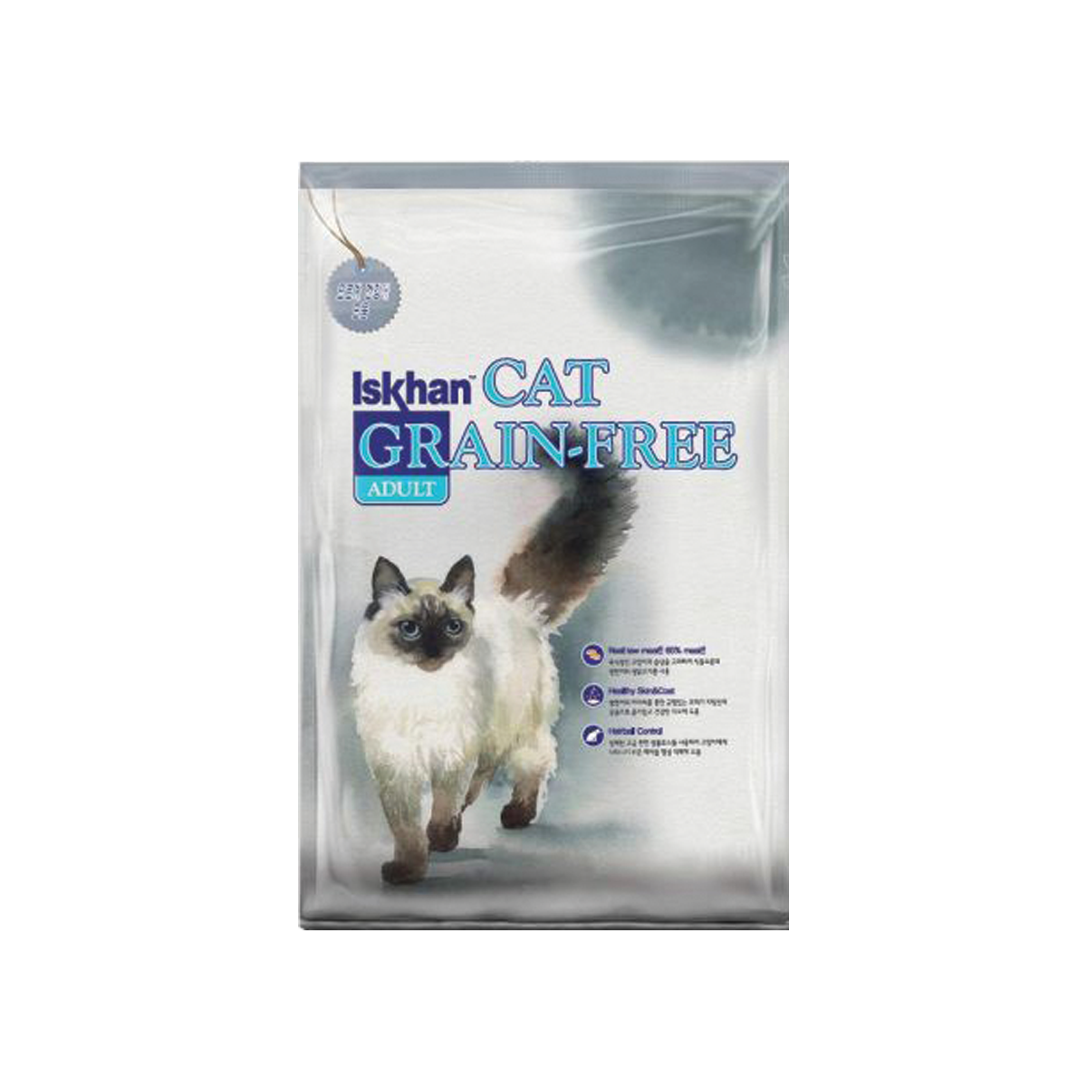 [MANOON] ISKHAN Cat Grain Free Adult Cat Food อีสคาน แคท เกรนฟรี อาหารเม็ดสำหรับแมวอายุ 1 ปีขึ้นไป สูตรช่วยบำรุง ขนาด 2.5 กิโลกรัม