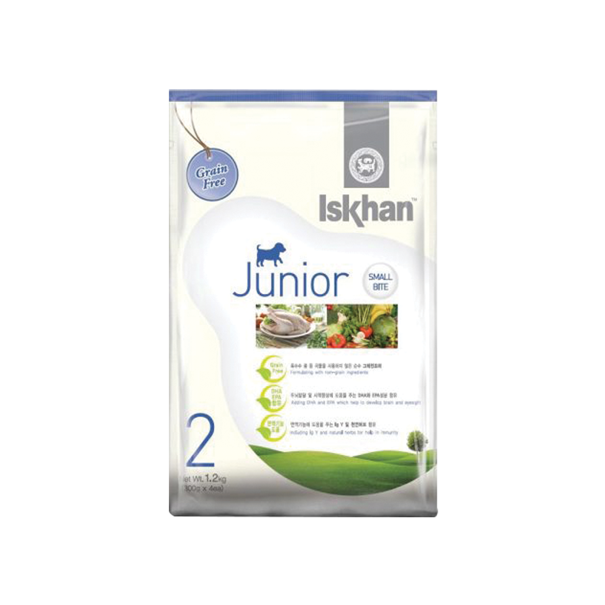 [MANOON] ISKHAN Junior Small Bite Grain-Free อีสคาน จูเนียร์ อาหารสำหรับสุนัขอายุระหว่าง 3- 12 เดือน