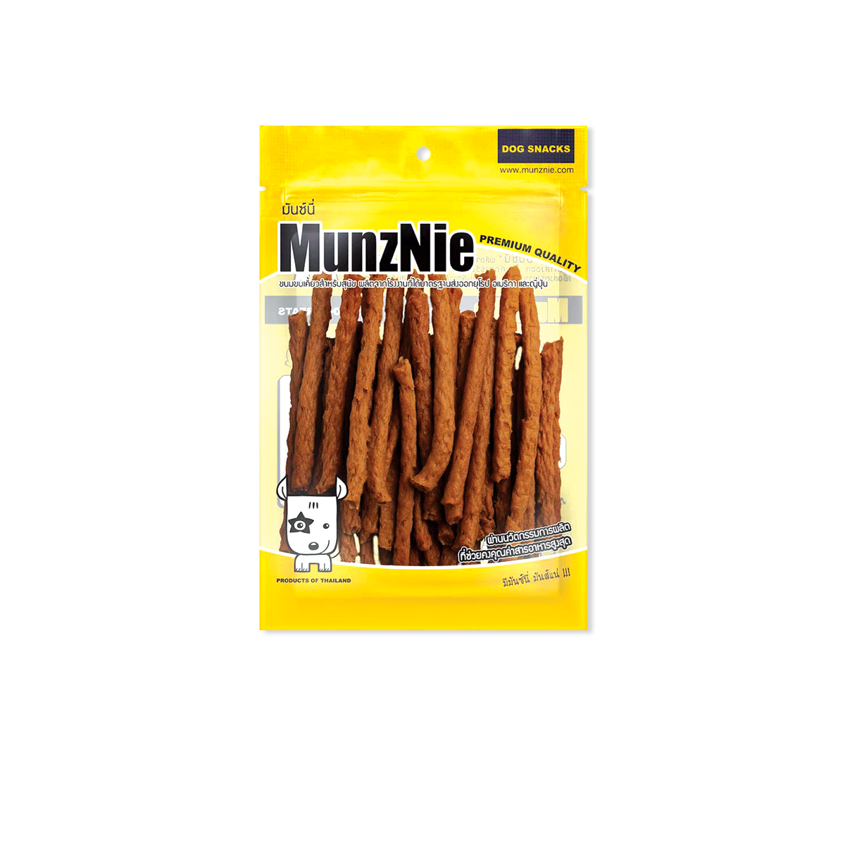 [MANOON] MUNZNIE  Soft Fish Stick มันซ์นี่ ขนมสุนัข ปลานิ่มแท่ง ขนาด 400 กรัม