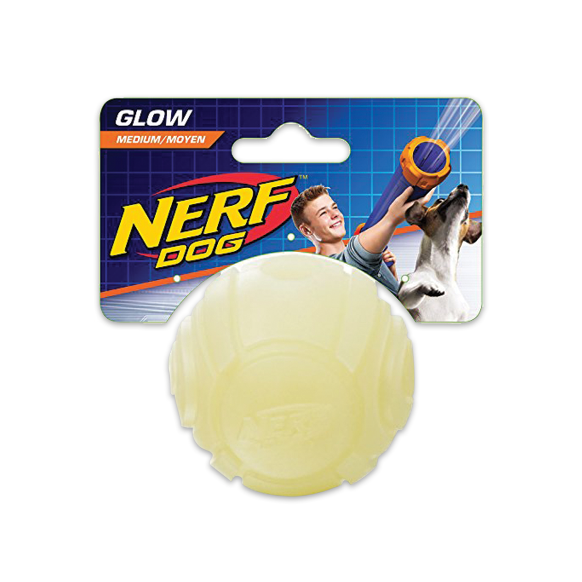 Nerf Dog Blaster TPR Sonic Glow Ball เนิร์ฟด็อก ลูกบอลสำหรับปืน ขนาด 2.5 นิ้ว