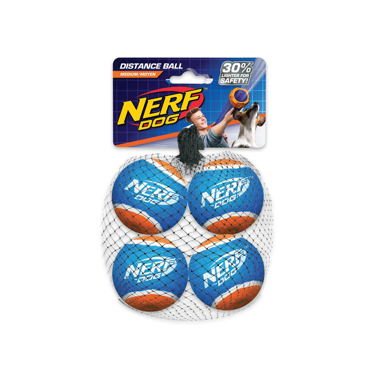 Nerf Dog Blaster Distance Balls เนิร์ฟด็อก ลูกบอลสำหรับปืน ขนาด 2.5 นิ้ว