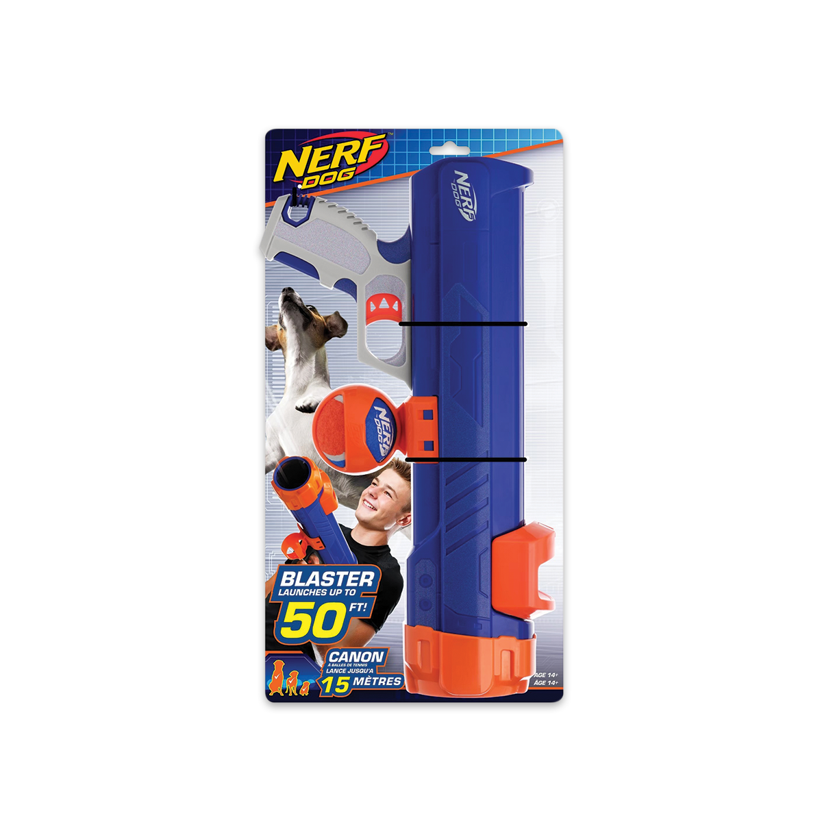 Nerf Dog Tennis Ball Blaster, Medium เนิร์ฟด็อก ปืนยิงลูกเทนนิส ขนาดกลาง