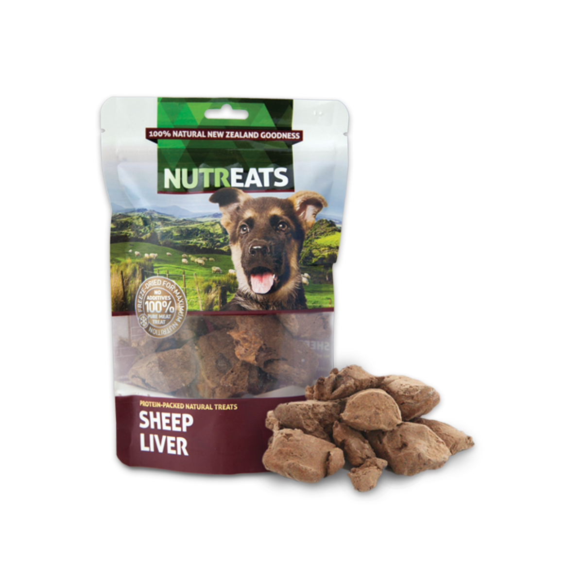 [MANOON] NUTREATS Dog Treat Sheep Liver 50g