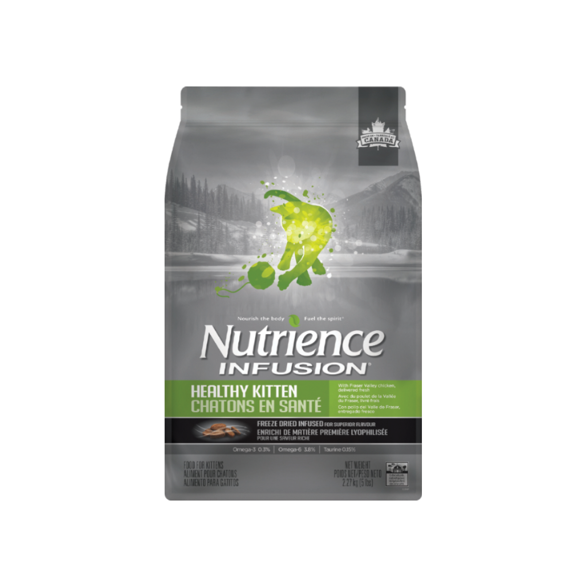 [MANOON] NUTRIENCE Infusion Healthy Kitten with Chicken นูเทรียนซ์ อินฟิวชั่น อาหารลูกแมวโฮลิสติก กลิ่นหอม ย่อยง่าย สำหรับแมวอายุ 2 เดือน