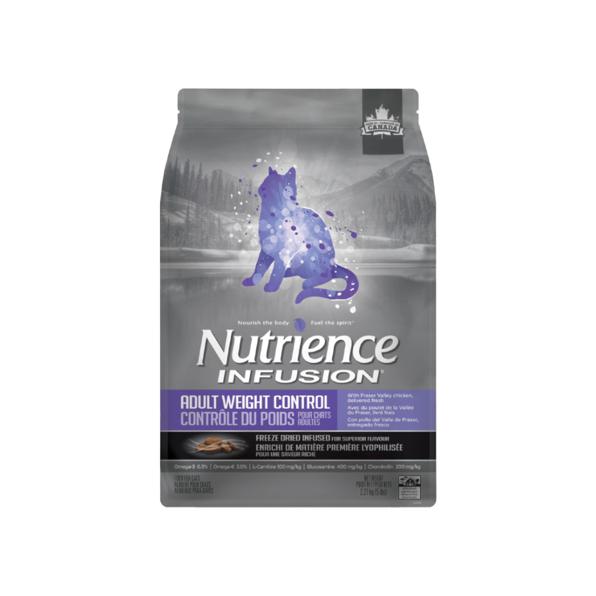 [MANOON] NUTRIENCE Infusion Adult Weight Control นูเทรียนซ์ อินฟิวชั่น รสไก่ อาหารสำหรับแมวโตที่ต้องการควบคุมน้ำหนัก