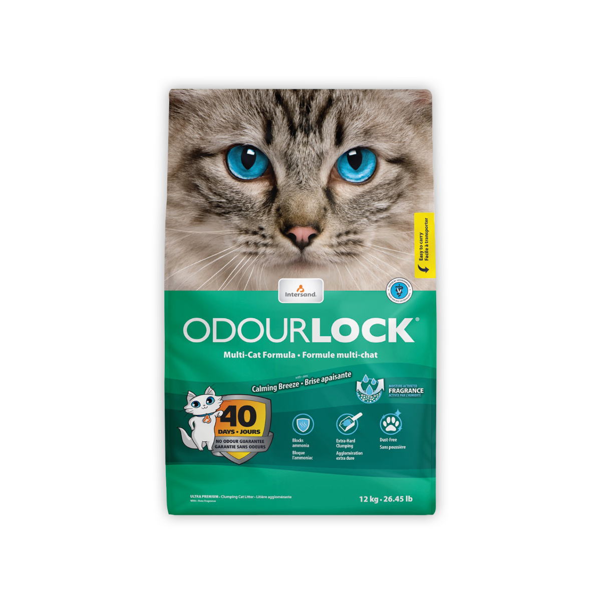 [MANOON] ODOUR LOCK  Ultra Premium Calming Breeze โอดอร์ ล็อก ทรายแมวเกรดอัลตราพรีเมียมสูตรกลิ่นอโรม่า ขนาด 6 กิโลกรัม