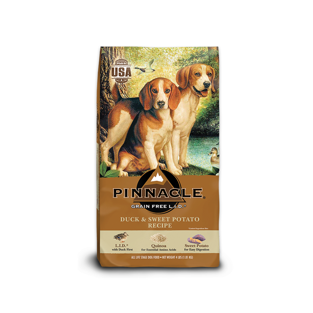 Pinnacle พินนาเคิล อาหารสุนัขสูตรเป็ดและมันเทศ