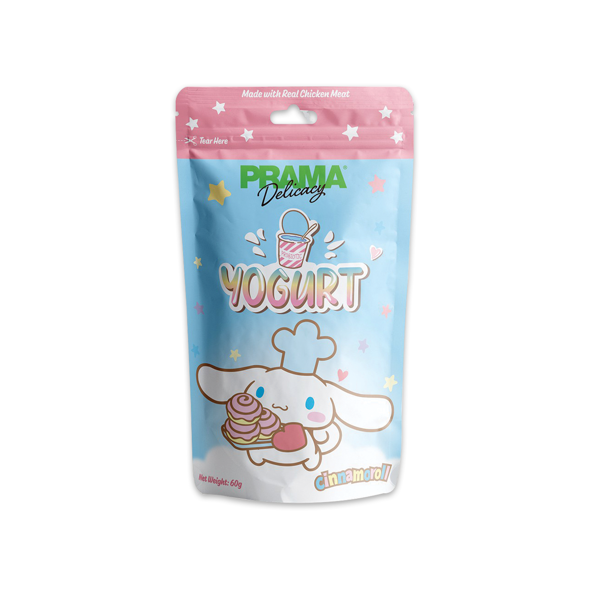 [MANOON] PRAMA Delicacy Yogurt พราม่า เดลิคาซี่ รสโยเกิร์ต ขนาด 60 กรัม