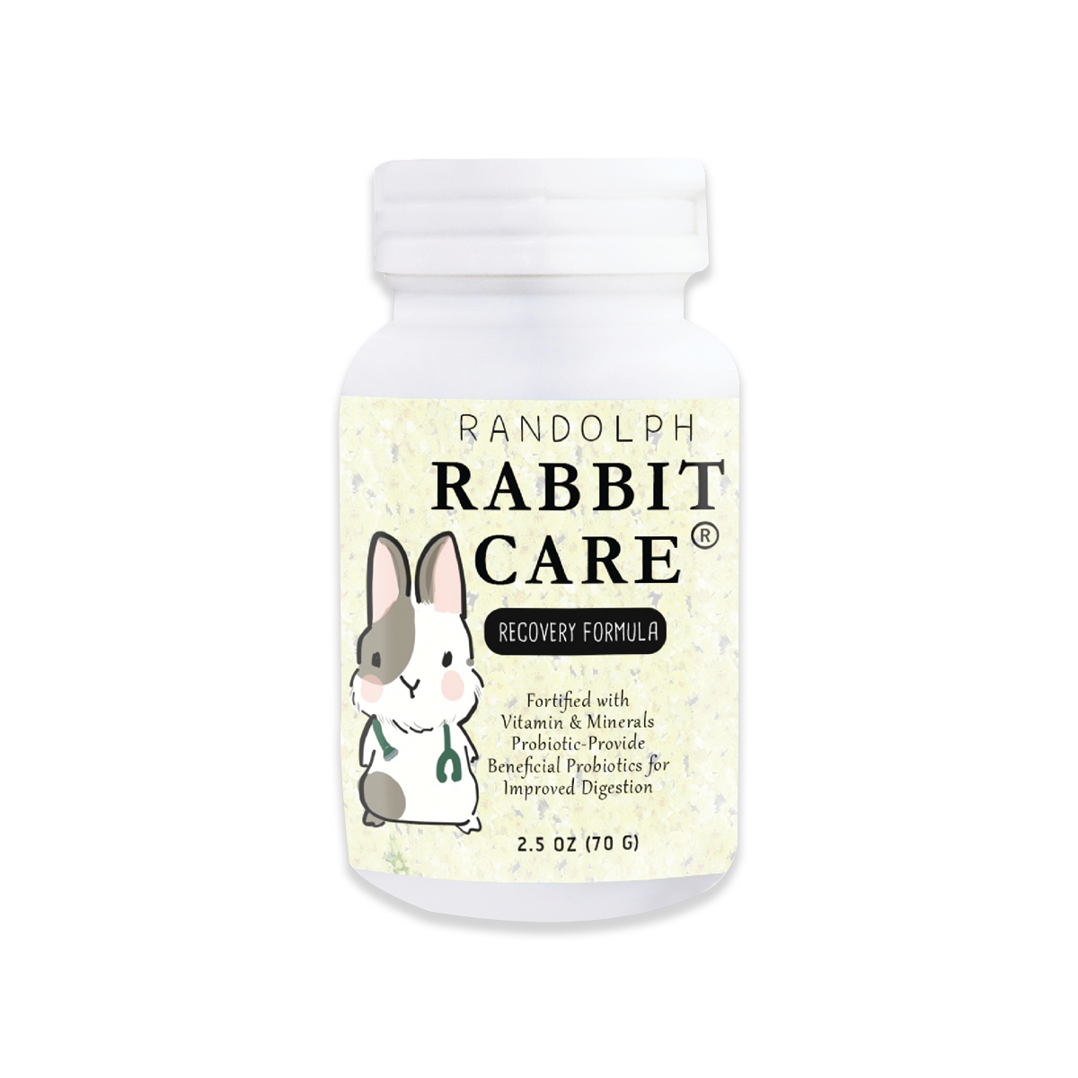 Randolph Rabbit Care Original เเรทบิทเเคร์ อาหารฟื้นฟูสำหรับกระต่ายป่วย ขนาด 70 กรัม