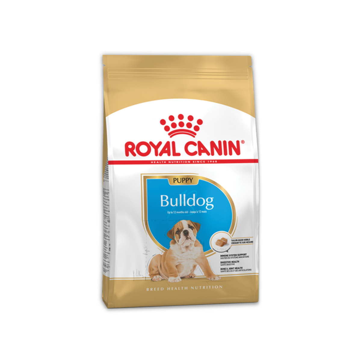 Royal Canin Bulldog Puppy โรยัล คานิน อาหารสำหรับลูกสุนัขพันธุ์ บูลด็อก อายุ 2 - 12 เดือน
