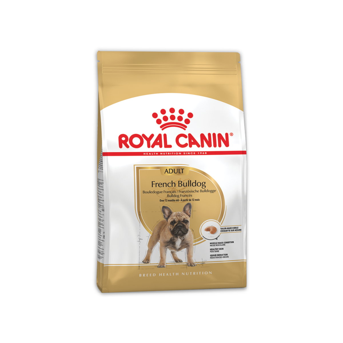 Royal Canin French Bulldog Adult โรยัล คานิน อาหารสำหรับสุนัขโตพันธุ์ เฟรนช บลูด็อก อายุ 12 เดือนขึ้นไป