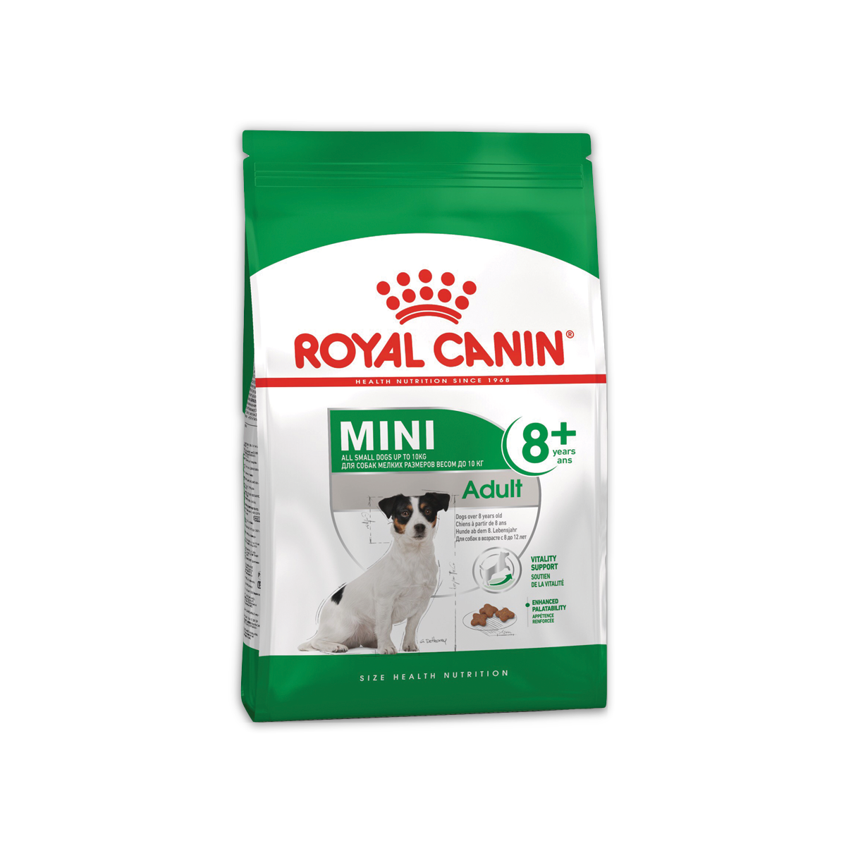 [MANOON] ROYAL CANIN Mini Adult 8+ โรยัล คานิน อาหารสำหรับสุนัขโตพันธุ์เล็ก อายุ 8-12 ปี (สุนัขสูงวัย)