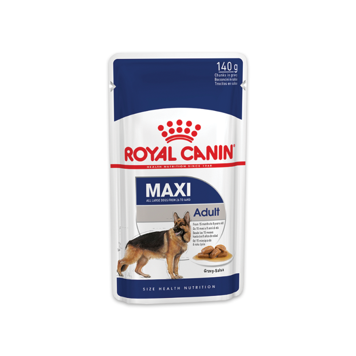 Royal Canin Pouch SHW Maxi Adult โรยัล คานิน อาหารชนิดเปียกสำหรับสุนัขโตพันธุ์ใหญ่ อายุ 15 เดือน ถึง 8 ปี