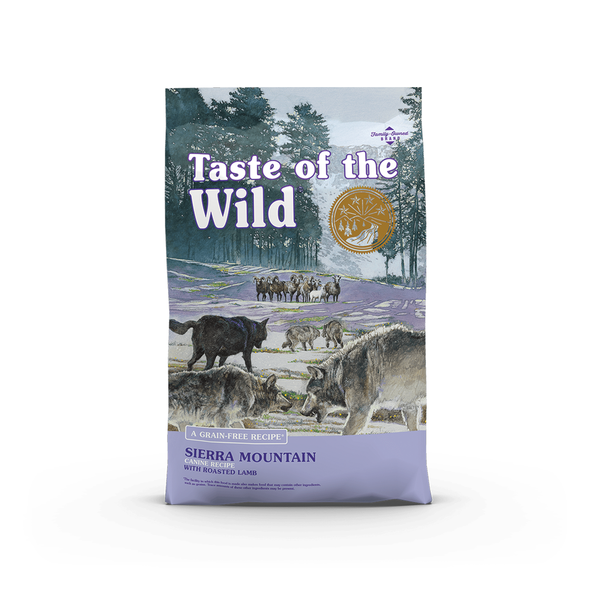 [MANOON] TASTE OF THE WILD Sierra Mountain Canine Recipe with Roasted Lamb เทสต์ ออฟ เดอะ ไวลด์ อาหารสุนัข สูตรแกะและเนื้อแกะย่าง