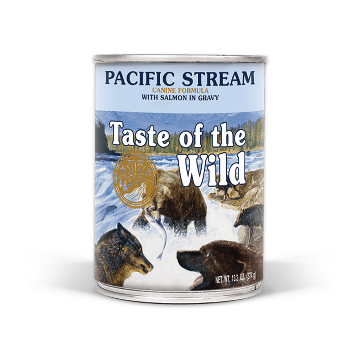 [MANOON] TASTE OF THE WILD เทสต์ ออฟ เดอะ ไวลด์ อาหารสุนัขแบบเปียกสูตรแซลมอนในน้ำเกรวี่ ขนาด 374 กรัม