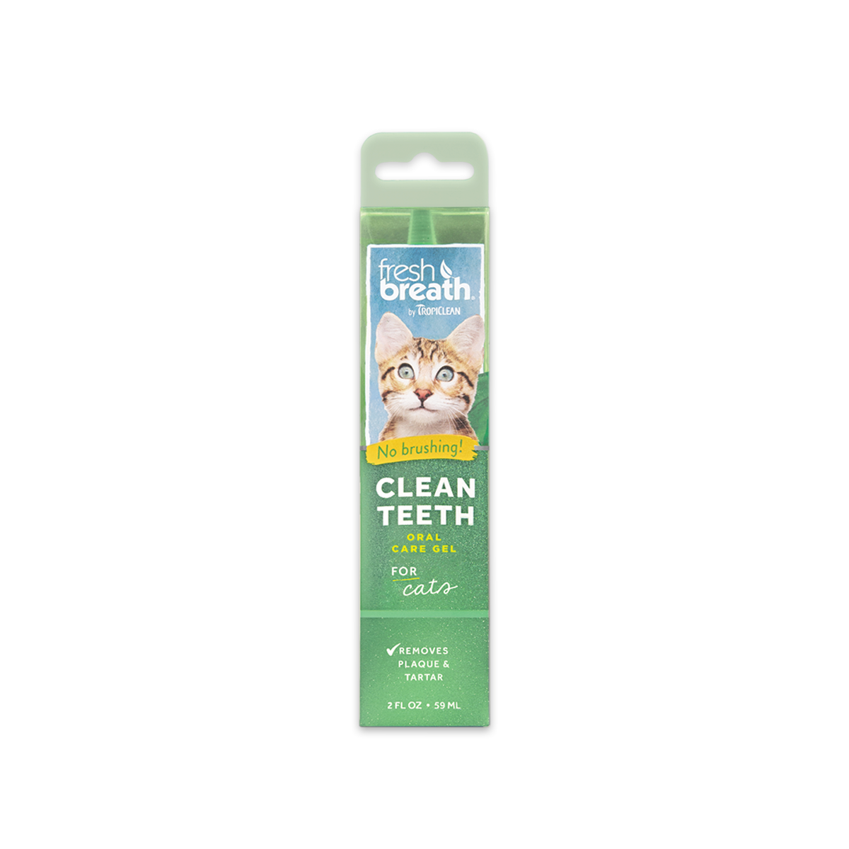 Tropiclean Clean Teeth Oral Care Gel ทรอปิคลีน เจลทำความสะอาดฟันสำหรับแมว ขนาด 2 ออนซ์