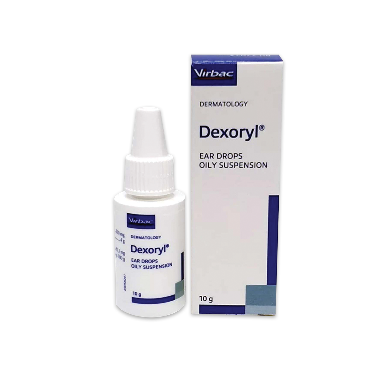Virbac Dexoryl Ear Drop เวอร์แบค เดโซริว ยาหยอดหูรักษาช่องหูอักเสบ ขนาด 10 กรัม