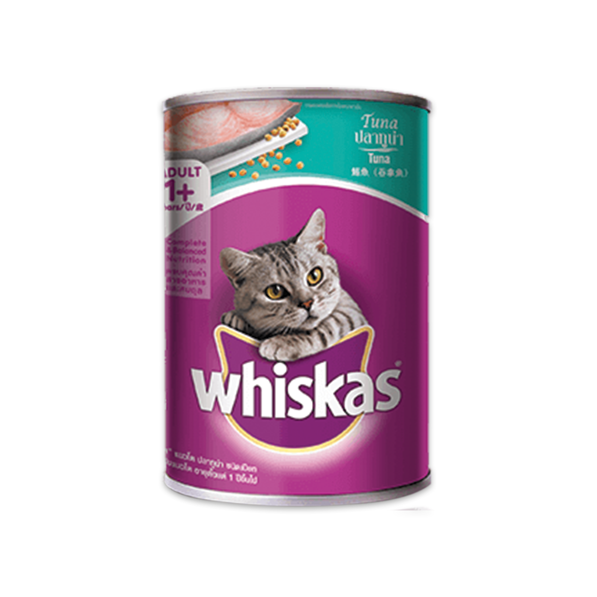 Whiskas Can Tuna วิสกัส อาหารแมวกระป๋อง ทูน่า ขนาด 400 กรัม