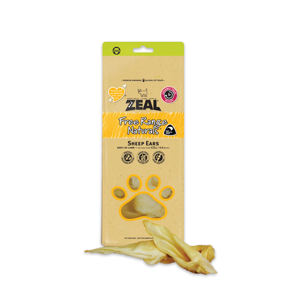 [MANOON] ZEAL Freeze Dried Sheep Ears ซีล หูแกะนิวซีแลนด์ ขนาด 125 กรัม