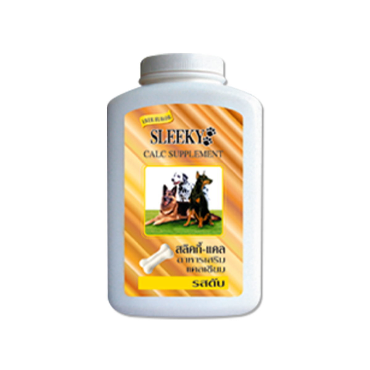 SLEEKY Calcium Supplement Liver Flavor สลิคกี้ อาหารเสริมแคลเซียม บำรุงกระดูกสุนัข รสตับ ขนาด 630 กรัม