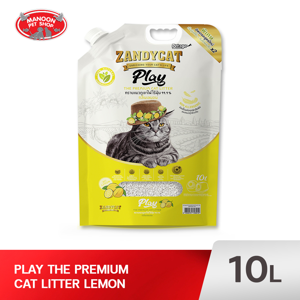 ZANDYCAT Play Lemon SCENTED 10L.